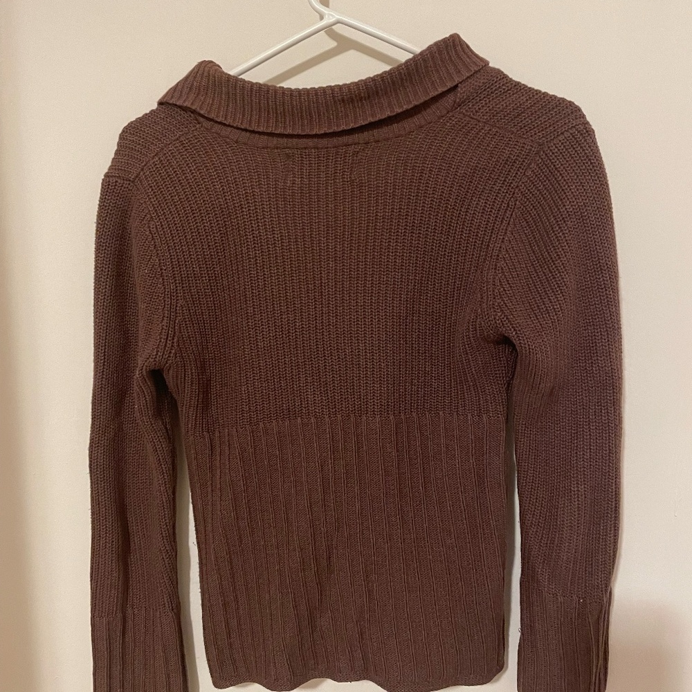 Y2K Brown Cardigan - Picture 2 of 4